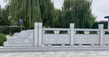 吴忠 芝麻灰桥栏杆、河道栏杆安装效果