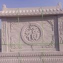 吴忠 芝麻白花岗岩屏风，照壁，影壁