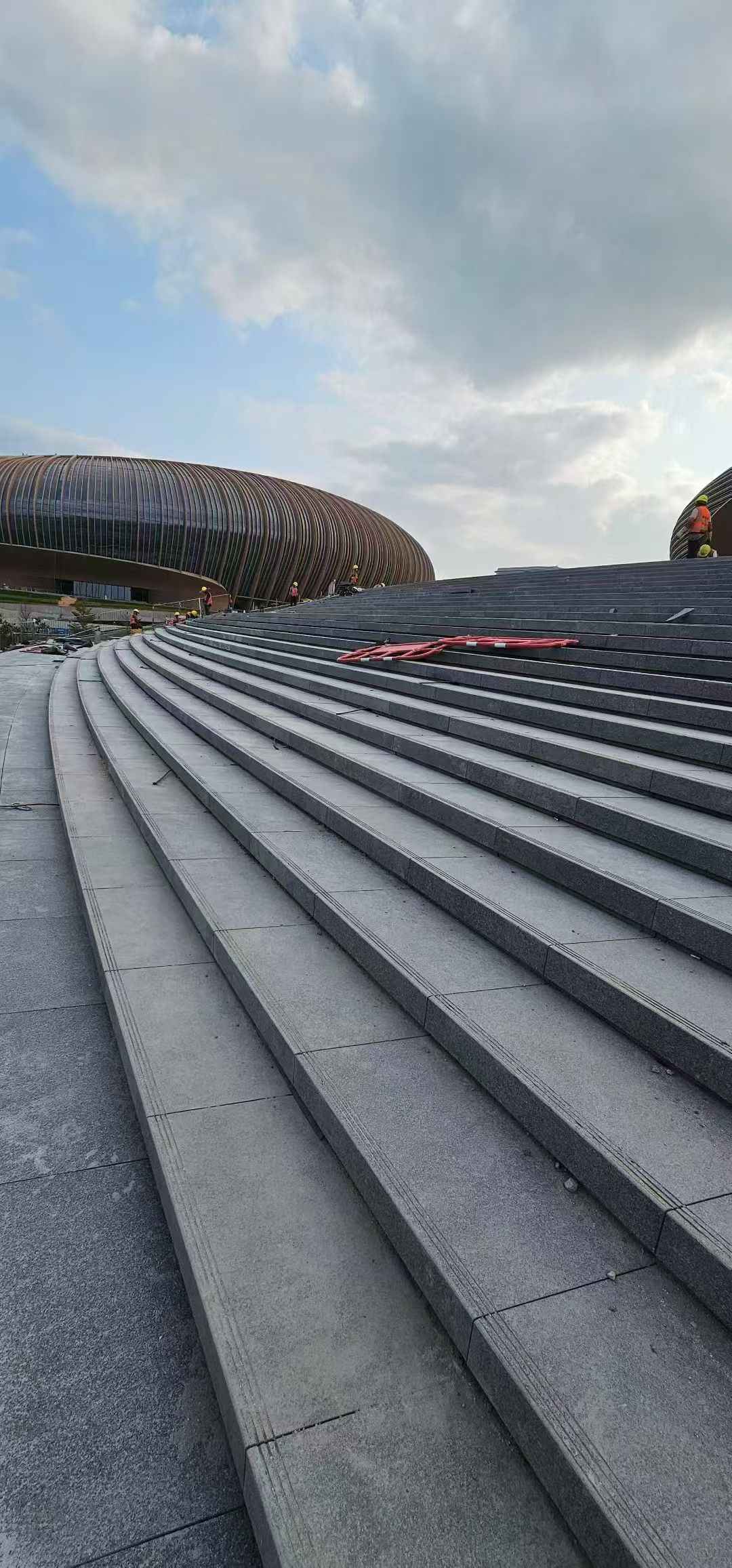 吴忠 弧形整石台阶铺装效果图