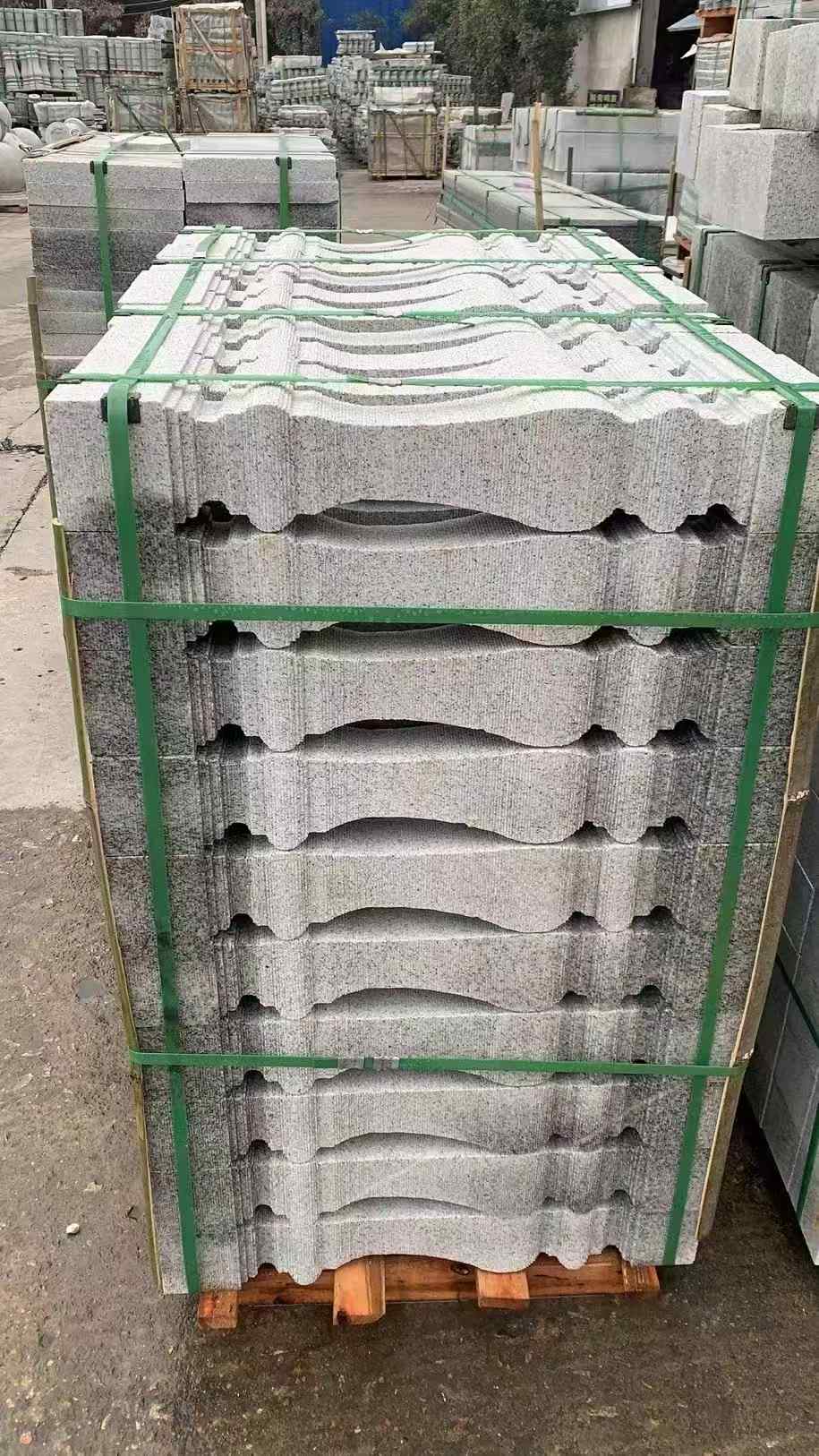 吴忠 芝麻白方形拉丝面，栏杆花瓶柱