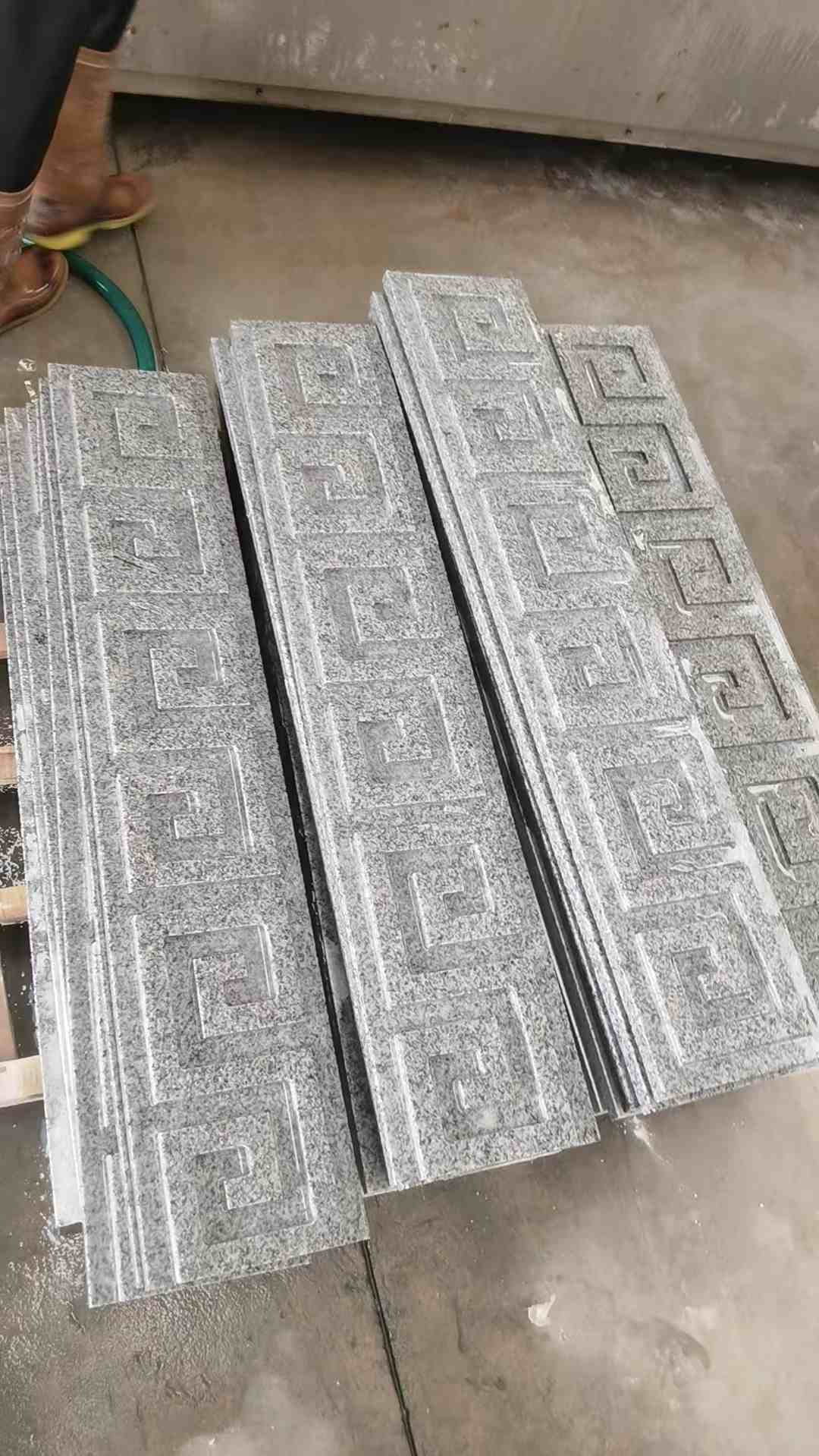 吴忠 别墅回纹线条，雕刻