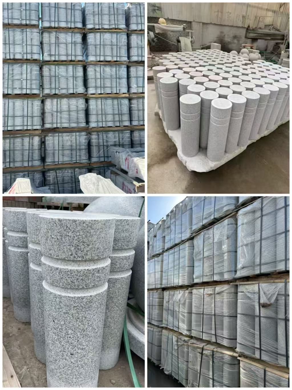 吴忠 芝麻白花岗岩挡车柱、隔离柱多少钱