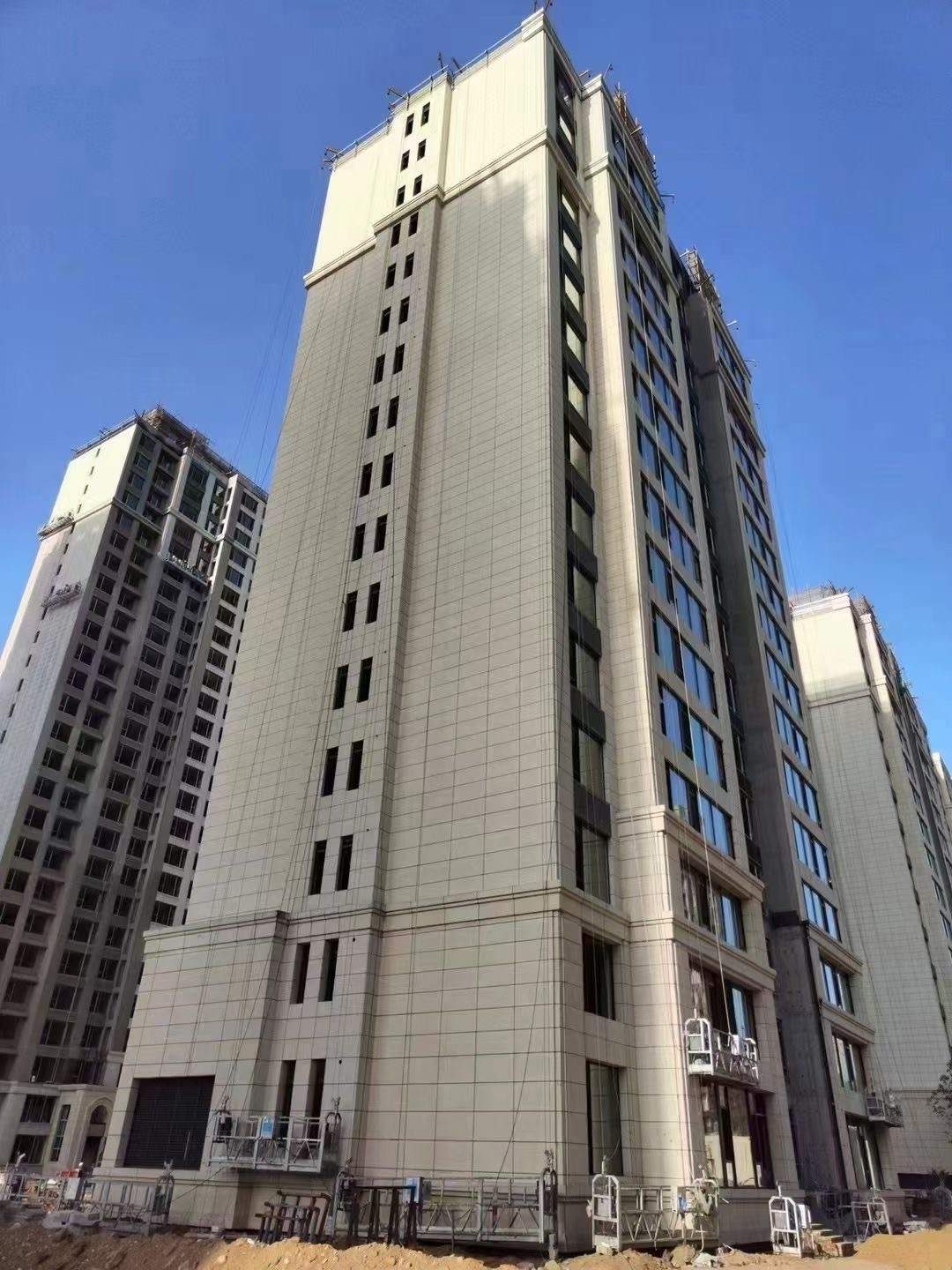 吴忠黄金麻高端小区，外墙干挂